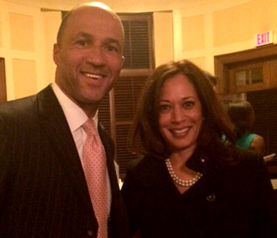 Mike with California Attorney General, Kamala Harris, candidate for U.S. Senate in 2016.