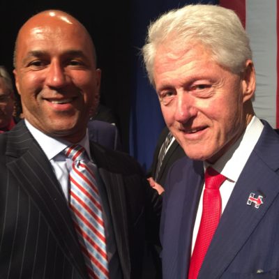 Mike visiting with Arkansas’ Favorite Son, The Man From Hope, President Bill Clinton.